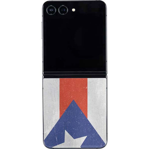 Puerto Rico Flag Distressed Galaxy Z Flip5 5G Skin